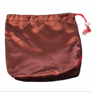 Beauticontrol brown make up bag